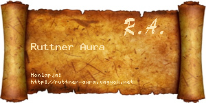 Ruttner Aura névjegykártya